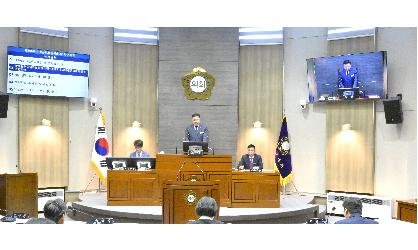 제296회 순창군의회 임시회 개회